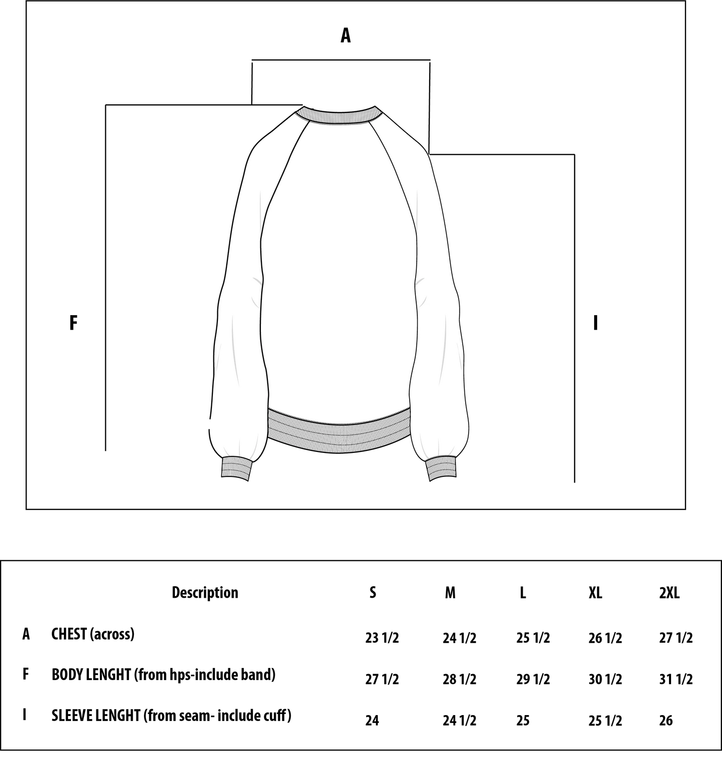 Heavyweight Crewneck 480GSM