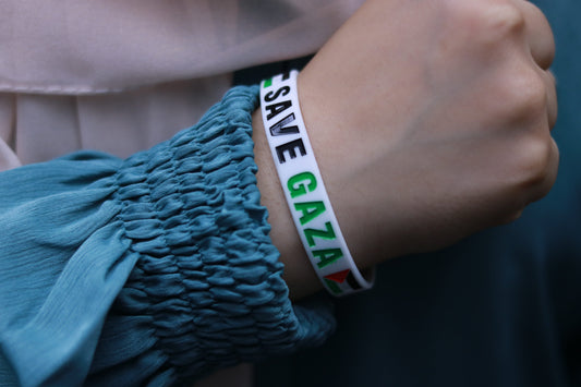 Silicone wrist band - Save Gaza, Save Palestine!